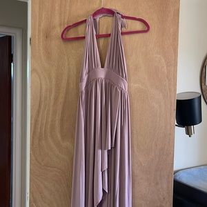 Fashion nova halter formal dress